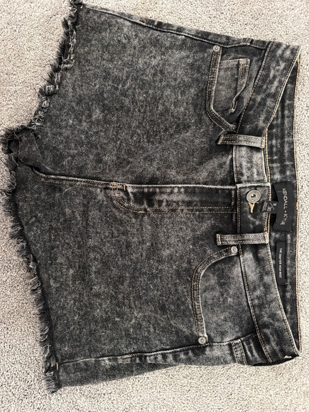 Black High Rise Shorts